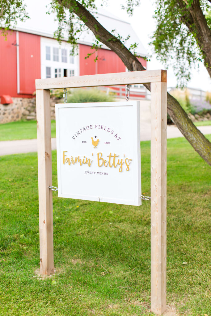 Farmin' Betty's main sign at entrance