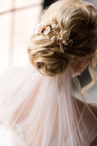 Bride's portraits at the pines event center