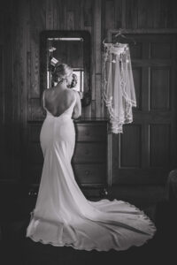 Bride getting ready at Chippewa Retreat Resort