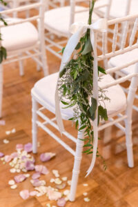 Wedding Ceremony indoors at Chippewa Retreat Resort