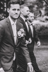 Groom & Groomsmen at Chippewa Retreat Resort