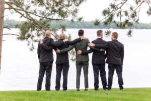 Groom & Groomsmen at Chippewa Retreat Resort