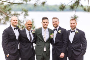 Groom & Groomsmen at Chippewa Retreat Resort