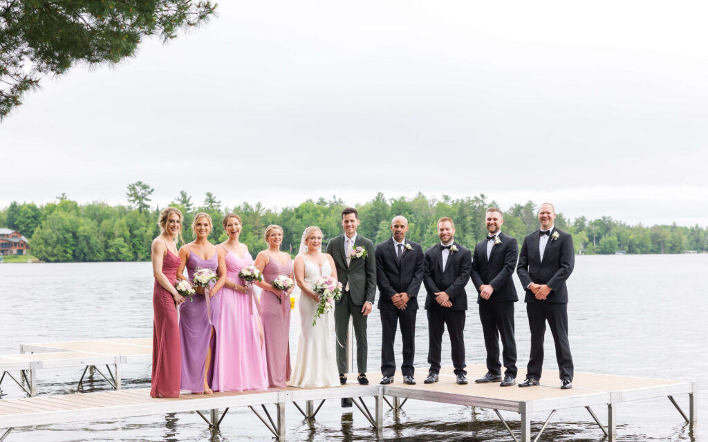 Wedding Party at Chippewa Retreat Resort