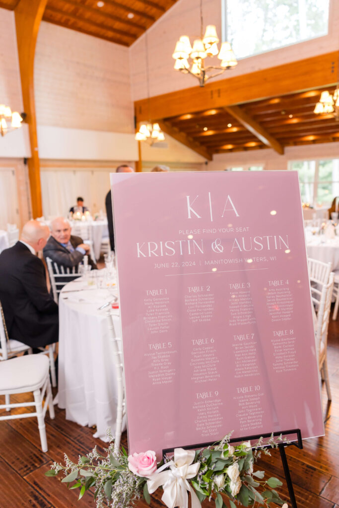 Wedding Reception at Chippewa Retreat Resort
