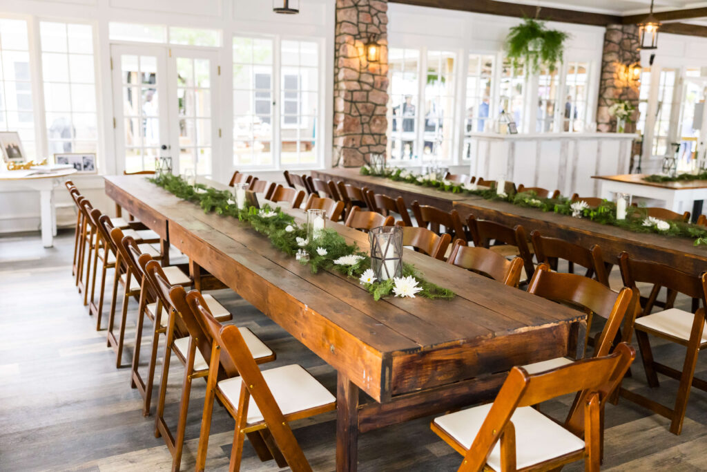 The Everett Resort Wedding Reception in Eagle River WI 
